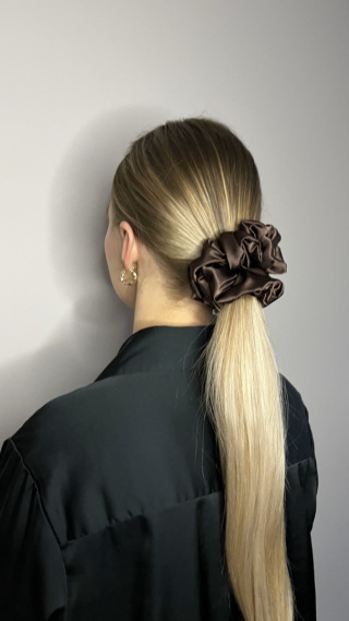 Gumka Scrunchie Standard Chocolate