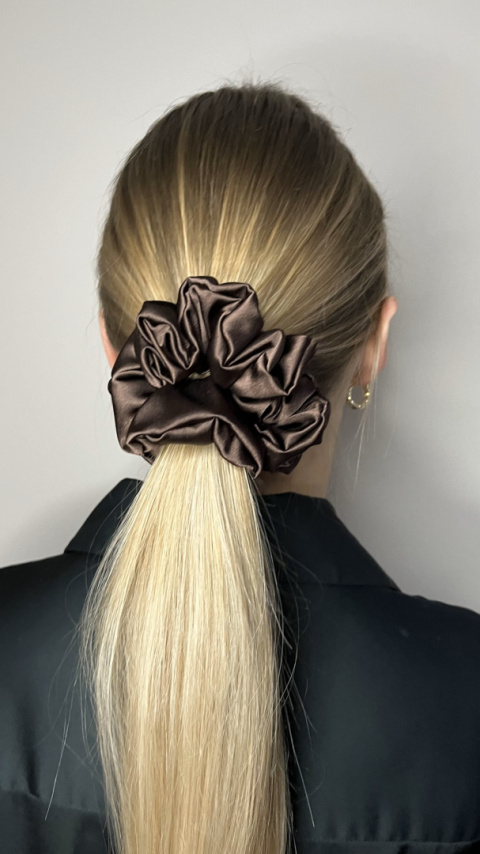 Gumka Scrunchie Standard Chocolate Gumka Scrunchie Standard Chocolate