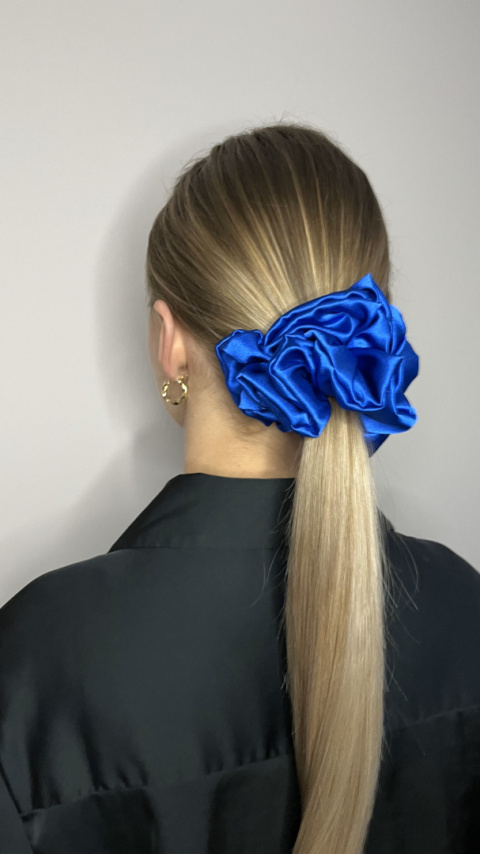 Gumka Scrunchie Standard Navy Blue Gumka Scrunchie Standard Navy Blue