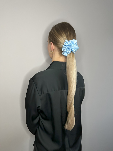 Gumka Scrunchie Standard Sky Blue Gumka Scrunchie Standard Sky Blue