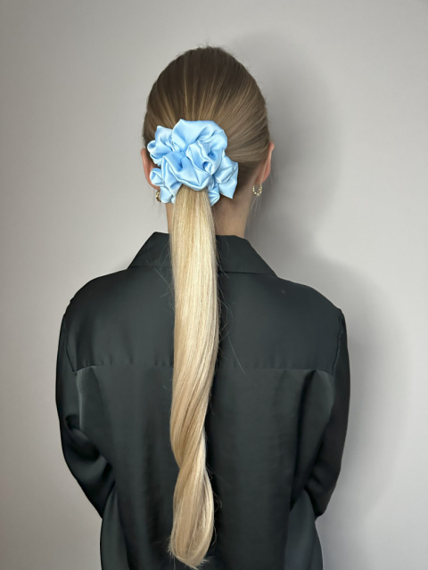Gumka Scrunchie Standard Sky Blue Gumka Scrunchie Standard Sky Blue