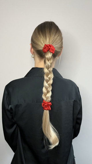 Gumka Scrunchie Slim Ruby