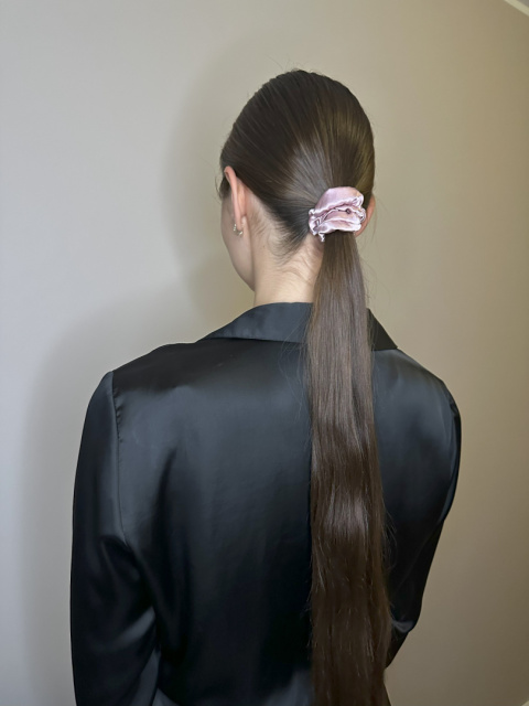 Gumka Scrunchie Slim Baby Pink