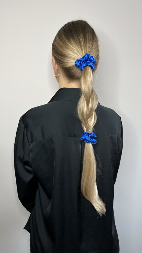 Gumka Scrunchie Slim Navy Blue Gumka Scrunchie Slim Navy Blue