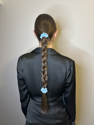 Gumka Scrunchie Slim Sky Blue