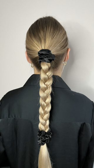 Gumka Scrunchie Slim Onyx