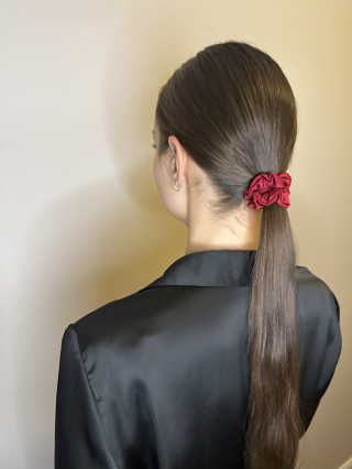 Gumka Scrunchie Slim Red Wine