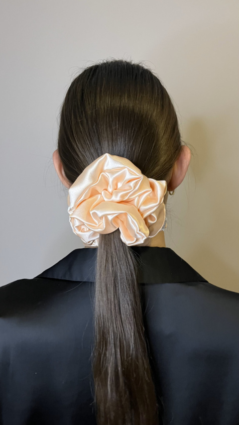 Gumka Scrunchie Standard Peach Gumka Scrunchie Standard Peach
